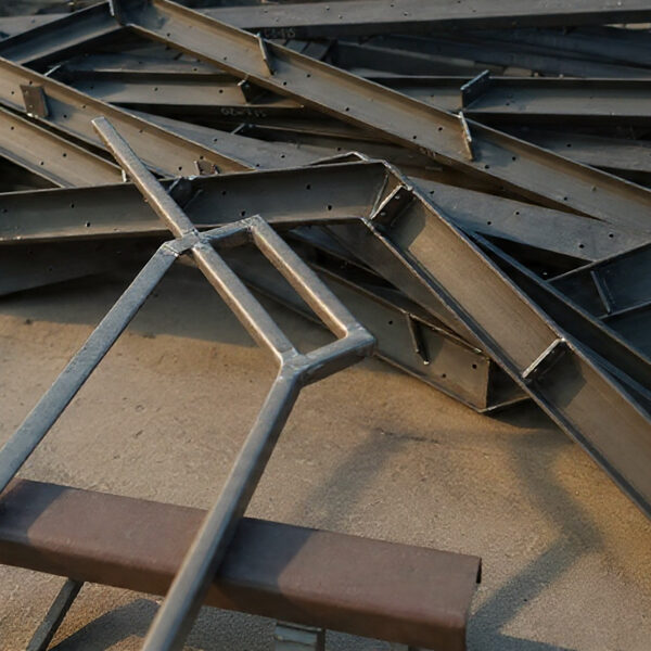 high-quality metal part in production