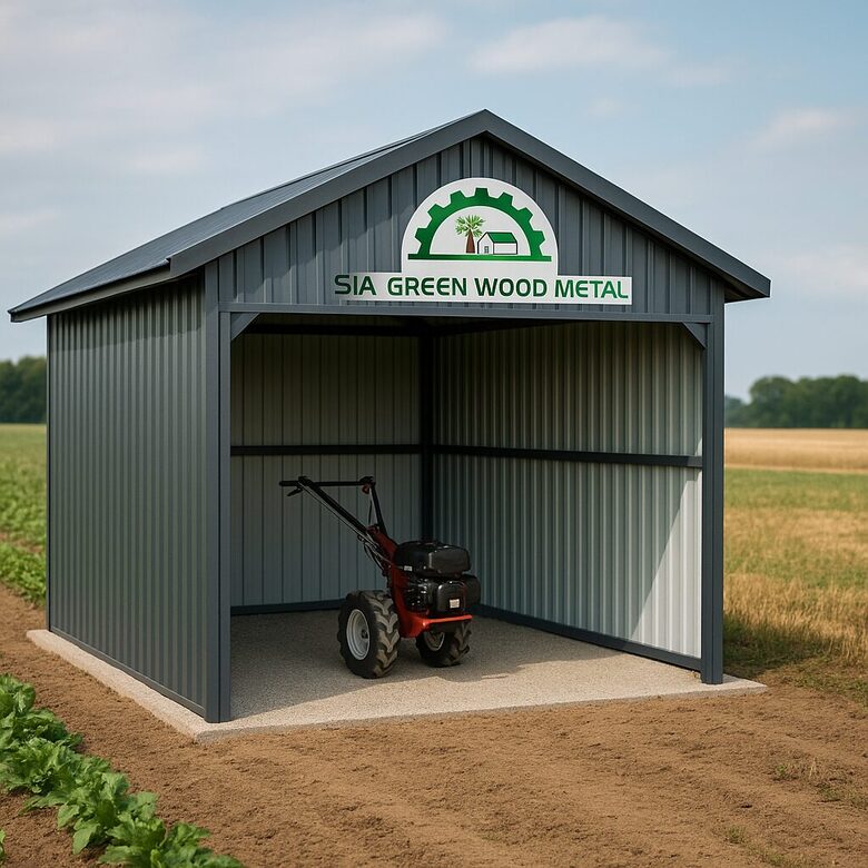 durable garage for Latvian climate