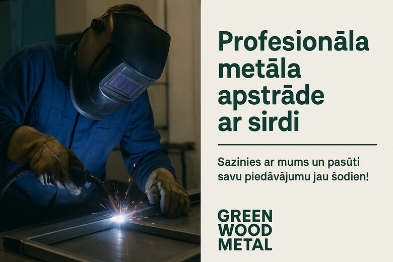 metal component with industrial design